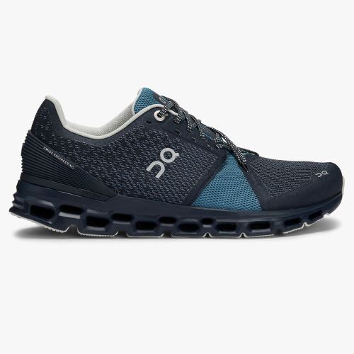 On Running Cloudstratus Straßenlaufschuhe Damen Navy | XIL723QL